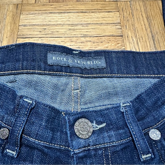 Rock & Republic Dark Wash Jeans Size 27 - Picture 5 of 8